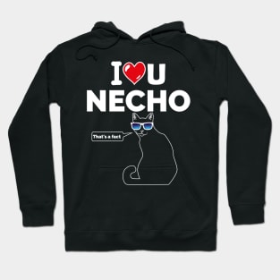 I Love U Necho Hoodie